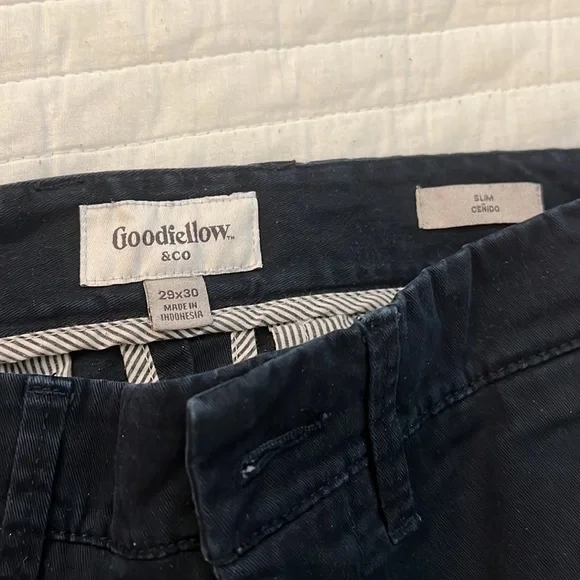 Goodfellow co chino pants - Navy - Picture 3 of 7